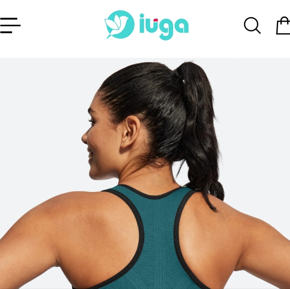 Women's Size XXXL High Impact Racerback Sports Bra Padded Green - Picture 10 of 11